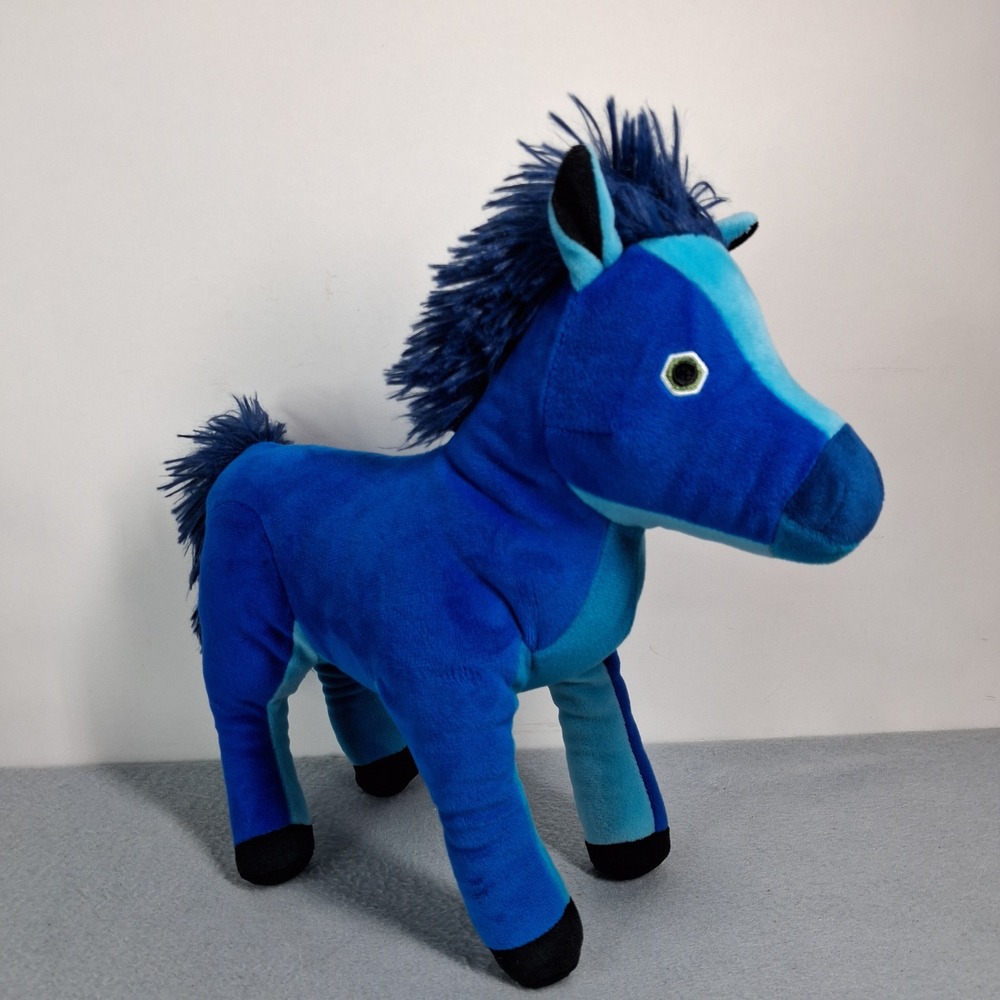 Kohl's Cares Plush Blue Horse Stuffed Animal Toy 12 Inch Pony